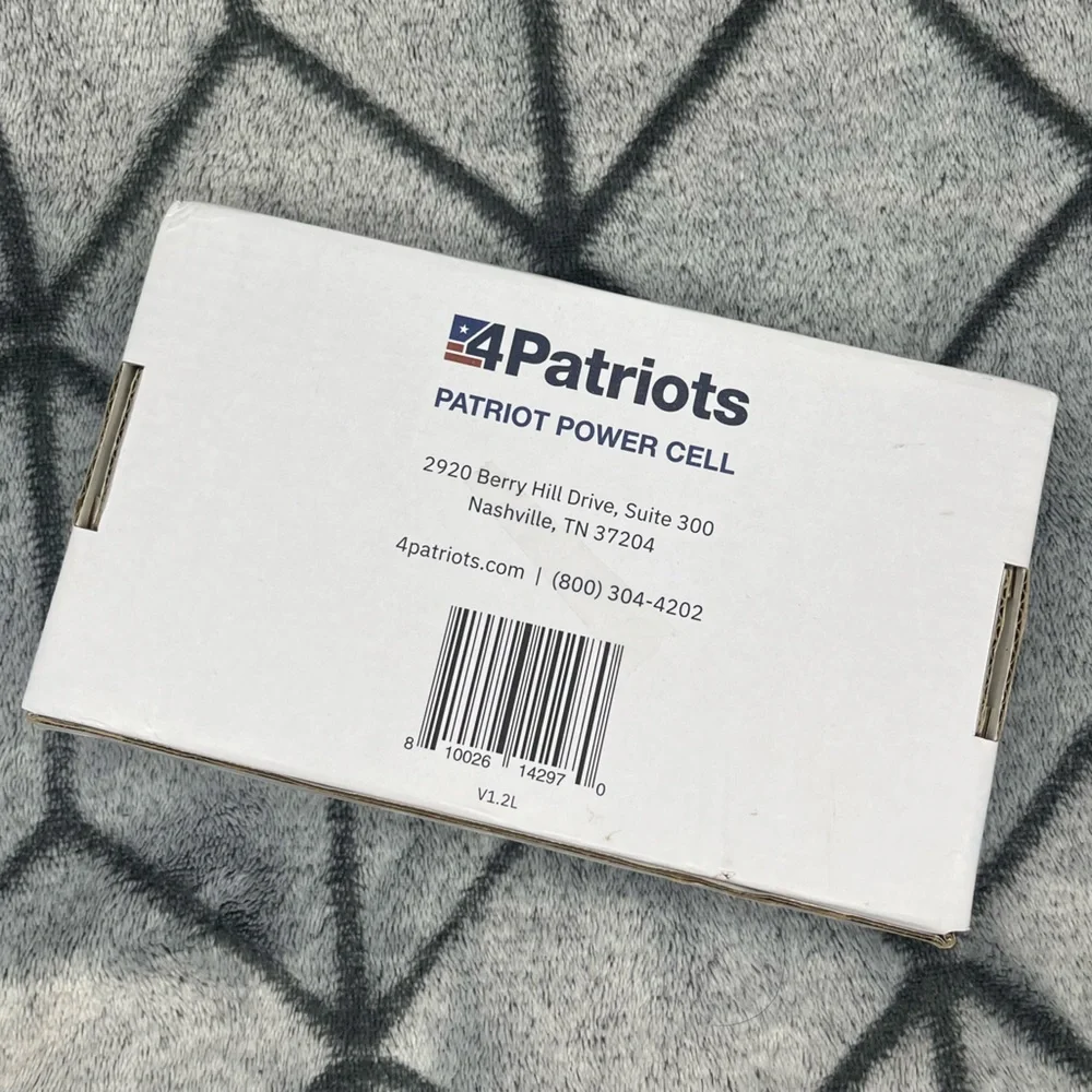 4Patriots Water Resistant Patriot Power Cell Bank Portable Charger Solar Panel V
